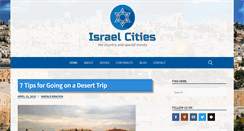 Desktop Screenshot of israelcities.net